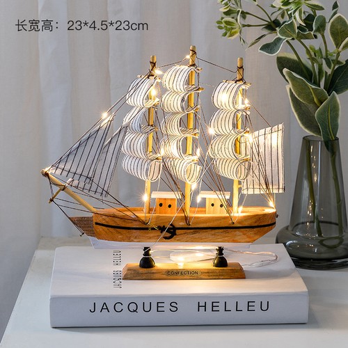 Barca vela legno con - a,