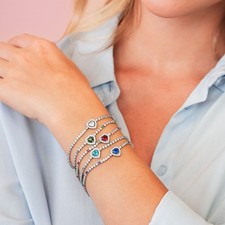 Bracciale Tennis Donna Acciaio