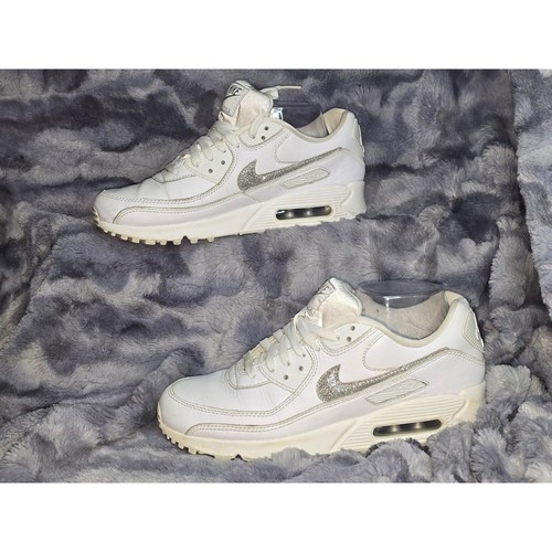Nike air max bianco argento - air,