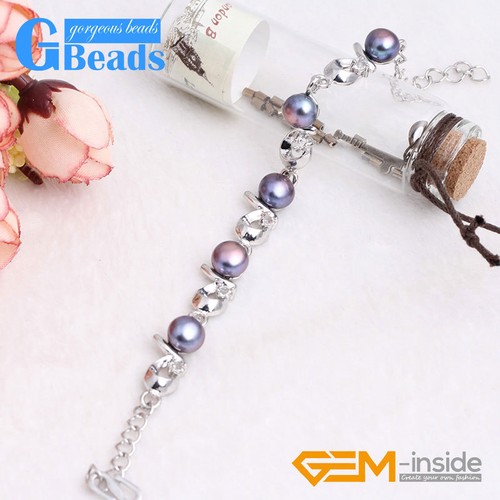 Bracciale forma serpente - , perle