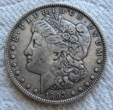 1893 $1 Morgan Silver Dollar