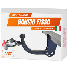 Gancio di traino fisso per FIAT SEICENTO / Fiat 600 dal 04.1998  + kit 7poli