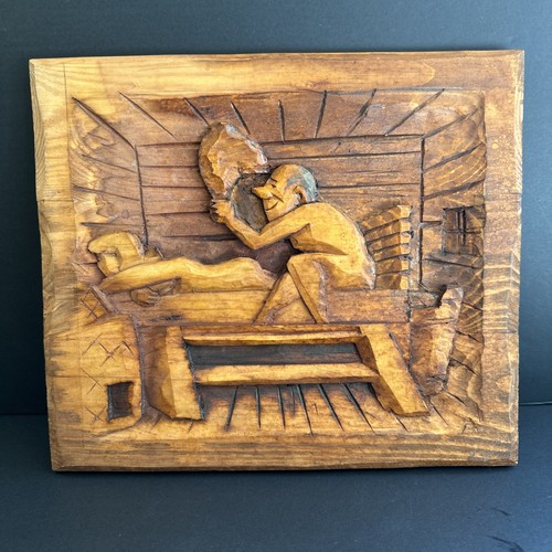 Vtg finnish sauna wood - vtg, carving