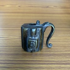 Vaso pozzo inchiostro ottone