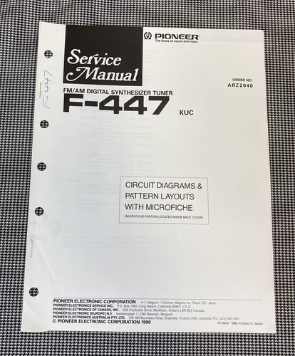 Pioneer sintonizzatore - fm/am,
