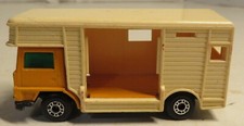 Matchbox Superfast #40 1977 scatola cavalli manca porta e cavalli arancione camion marrone ottime condizioni