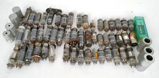 Grande lotto+50 valvole epoca termoioniche TV RADIO FIVRE PHILIPS GBC Basi-XXX