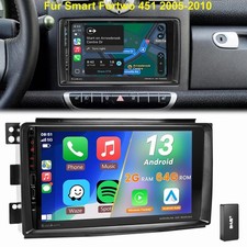 Per Smart Fortwo 451 05-2010 GPS Nav RDS DAB+ 2+64G Android 13 autoradio