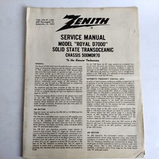Zenith Service Manual Royal