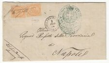 Regno d'Italia - Coppia 10 c. arancio Torino annullati a penna firma Sottoriva