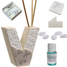 BOMBONIERA DIFFUSORE LETTERA V