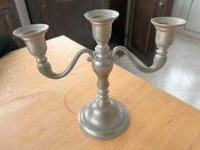 Candelabro in peltro - tre