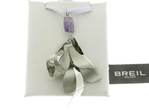 Breil collana leaves - breil, acciaio