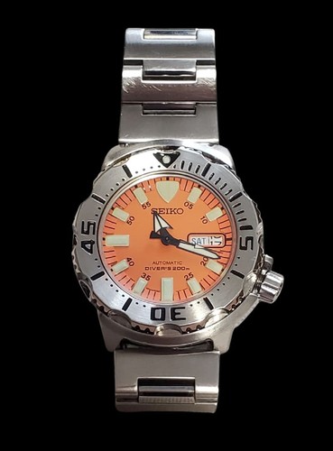 Seiko diver 200 orange - seiko,