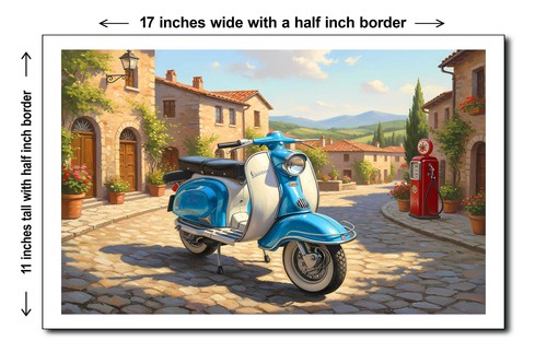 Poster lambretta 150 scooter - poster,