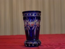 bicchiere molato di cristallo