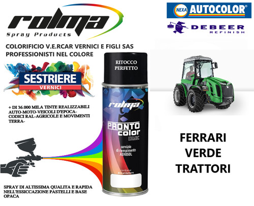 Verde ferrari trattore - verde, lucido