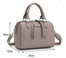 Borsa bauletto donna firmata CHARRO pelle rigido baule semplice nuova tracolla