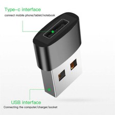 ADATTATORE OTG DA TIPO TYPE C FEMMINA A USB MASCHIO CONVERTITORE DATI UNIVERSALE