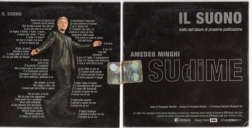 Amedeo minghi single promo - minghi,