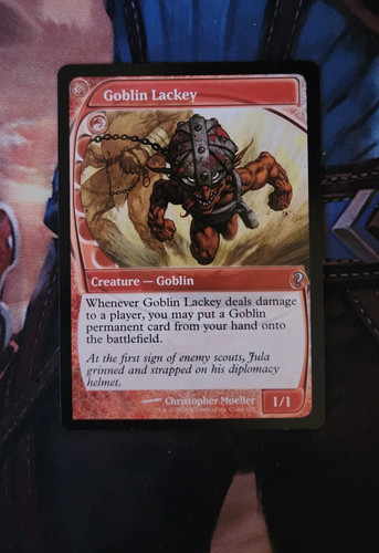 Goblin lackey - lackey, sight)