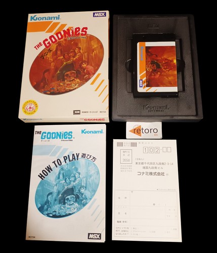 The goonies msx msx2 - the, cartucho