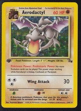 Pokemon Card Aerodactyl 1/62