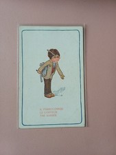 CARTOLINA  ILLUSTRATORE BERTIGLIA I LAVORI IL PARRUCCHIERE