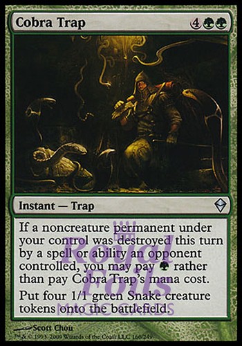Trappola cobra foil - 3x, zen