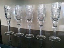 Servizio Set 5 Calici di Cristallo + Bicchiere RCR Cristalleria Italiana