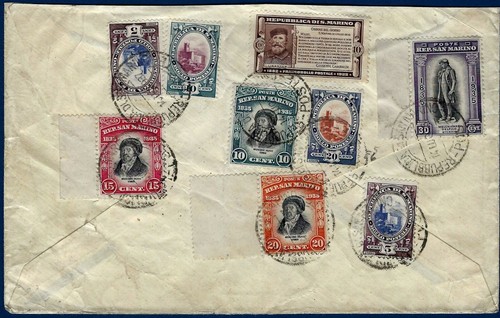 San marino 1937 lettera - san,