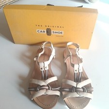 Sandali Car Shoe bianchi mis 37