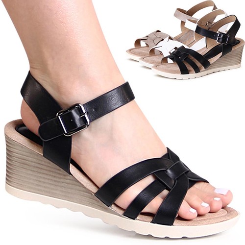 Scarpe donna suola zeppa - a,