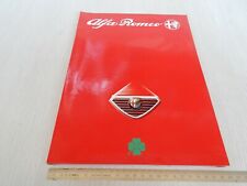 CARTELLA STAMPA ALFA ROMEO REPARTO CORSE STORICHE 1988 COPPA INTEREUROPA MONZA