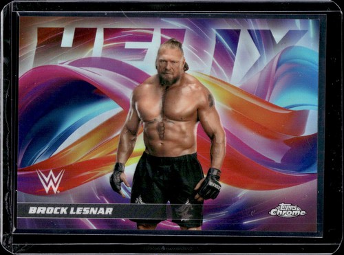 2026 topps chrome wwe brock - chrome,