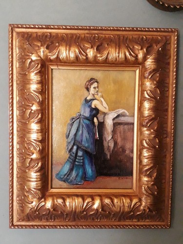 Quadro dipinto antico olio - , xx