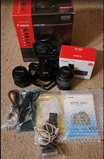 Fotocamera digitale Canon EOS 400D usata + EF-S 18-55mm & EF 55–200mm + accessor