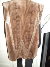 GILET WESTE VEST PELLICCIA FUR PELZ VISONE RASATO SHEARED MINK NERZ PELLE MEX