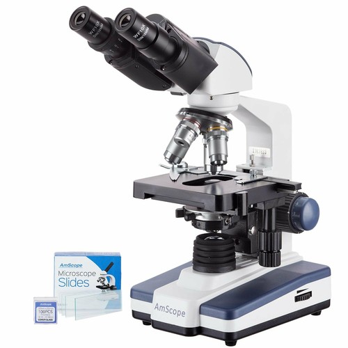 Amscope 40x 2000x - binocolo, led