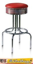 BS-28 Red Bel Air Barhocker
