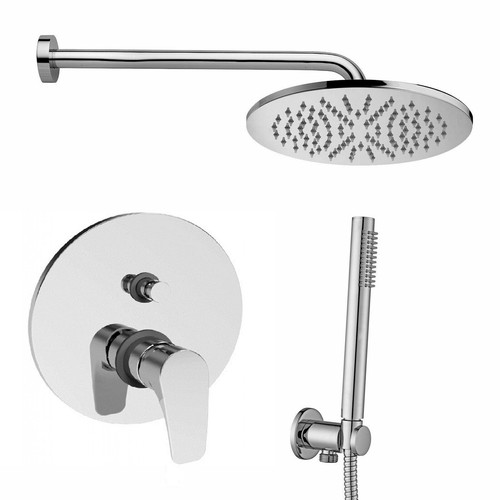 Set kit tondo - doccia, paffoni
