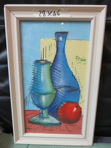 Vecchio quadro dipinto - a, mano