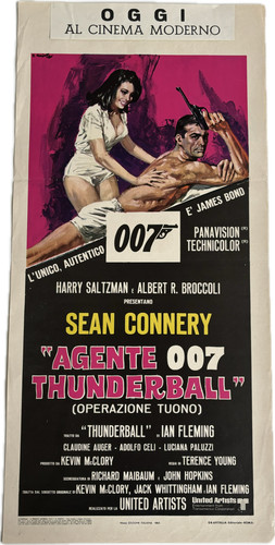 Locandina cinema agente 007 - cinema:,
