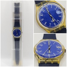 Swatch Gent GK400 Blu-Lui 1992 Vintage Originale – Funzionante – Con Scatola