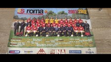 Poster As Roma 2001 / 2002  Campione D Italia Con Scudetto