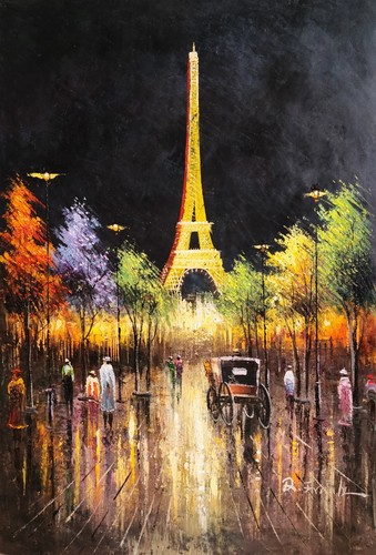 Torre eiffel notturna - notturna, #5c-02