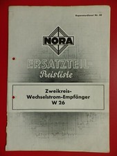 vecchia brochure RADIO NORA