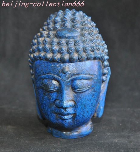 Statua testa buddha - statua, di