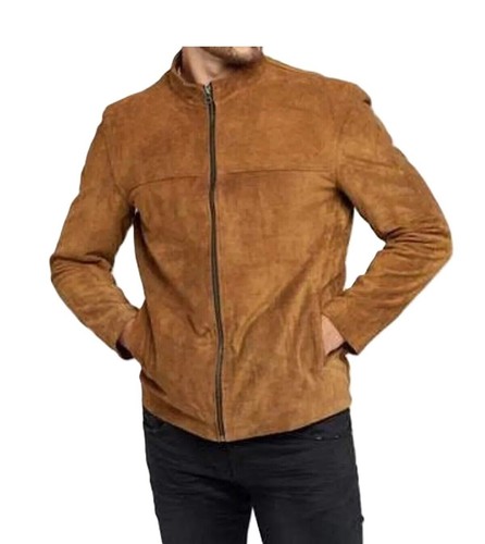 Giacca uomo scamosciata