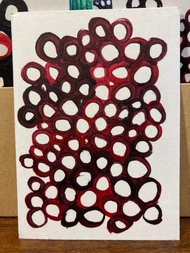 Aceo originale astratto - aceo,